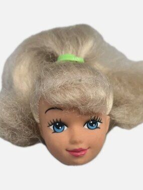 Vintage Kid Kore Katie Doll HEAD ONLY Blonde Hair 1990 Replacement Toy